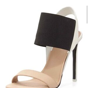 Vince Elegant Black and Tan Women's Sandals